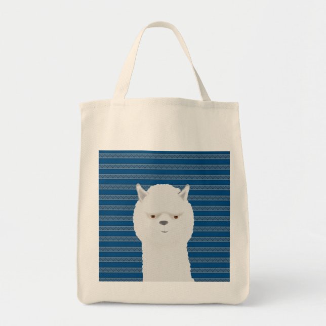Alpaca Tote Bag Tragetasche (Vorne)