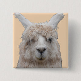 Alpaca über den individuell anpassbaren Peru-Butto Button