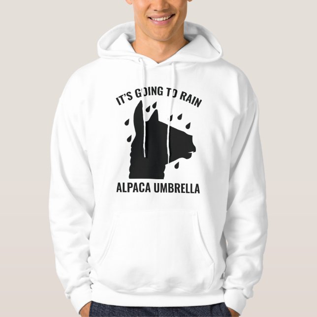 Alpaca Umbrella Hoodie (Vorderseite)