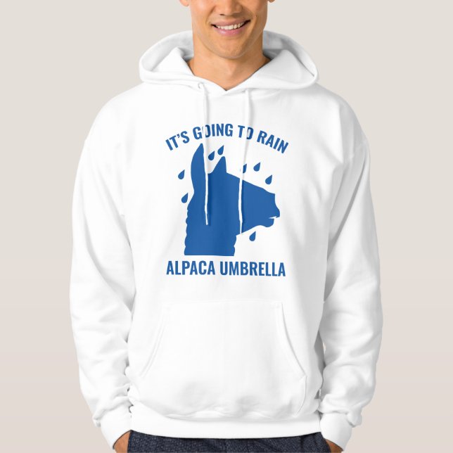 Alpaca Umbrella Hoodie (Vorderseite)