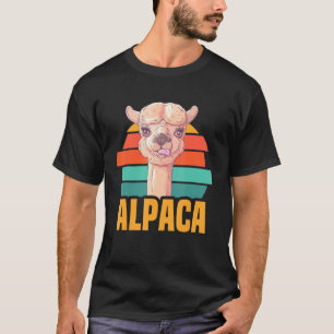 Alpaca und Lamatstiere Alpaka Wandern T-Shirt