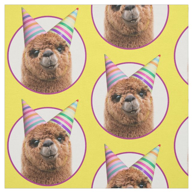 Alpaca Webereihats Party Stoff (Muster)