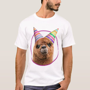 Alpaca Webereihats Party T-Shirt