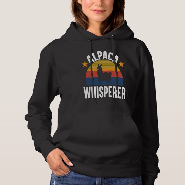 Alpaca Whisperer I Alpaca Hoodie (Vorderseite)