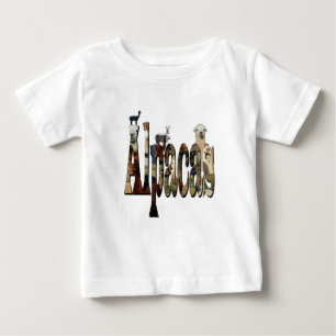 Alpacas-Bild-Logo mit Alpacas Baby T-shirt