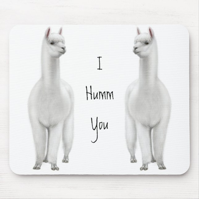 Alpacas Humm Mousepad (Vorne)