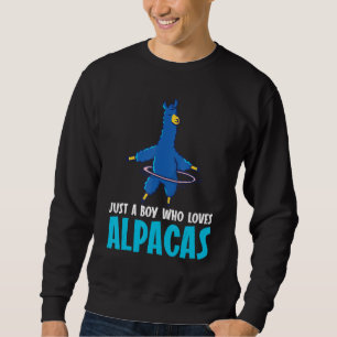 Alpacas Lama Nature Wildlife Tierschutz Cu Sweatshirt