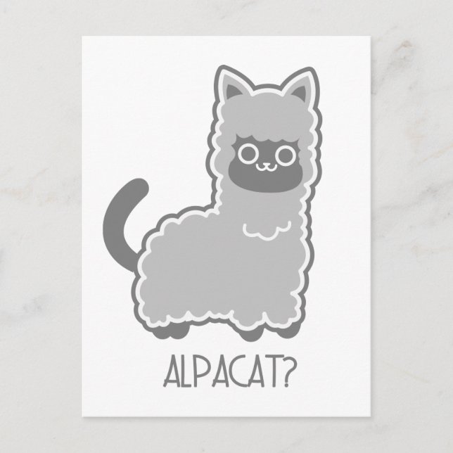 Alpacat? Postkarte (Vorderseite)