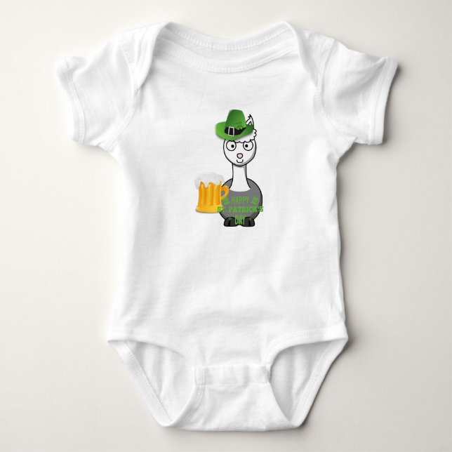 Alpaka Baby Strampler (Vorderseite)