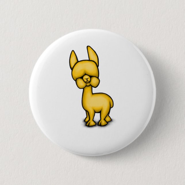 Alpaka Button (Vorderseite)