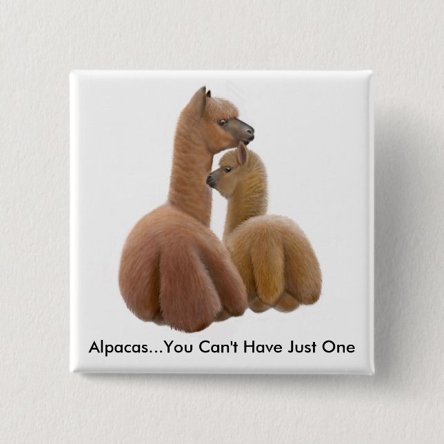 Alpaka-Button Button (Vorderseite)