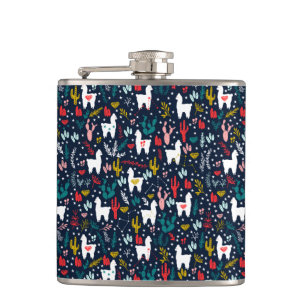 Alpaka-Flasche Flachmann