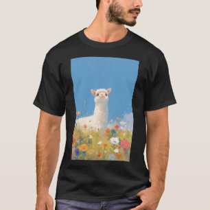 Alpaka Frühjahrsserendipität T-Shirt