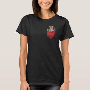 Alpaka in der Brusttasche für Männer für Kinder T-Shirt