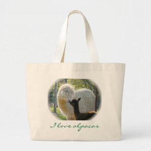 Alpaka küsst Tasche