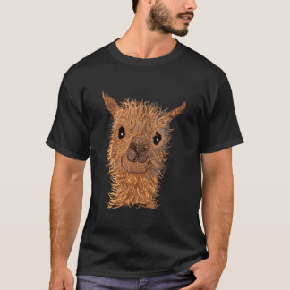 Alpaka Lama Süßes Alpaka Süßes Alpaka Alpaka Kopf T-Shirt