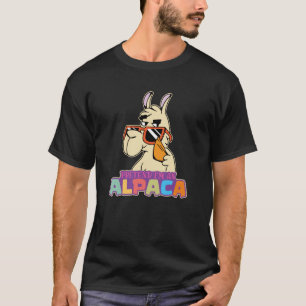 Alpaka-Lama-Tier-Zitat 3 T-Shirt