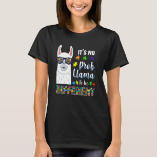 Alpaka-Lama-Tierautismus T-Shirt