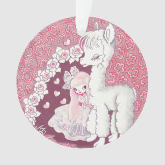 Alpaka-Liebe Ornament