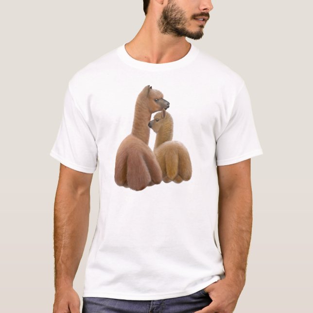 Alpaka-Liebe-T - Shirt (Vorderseite)