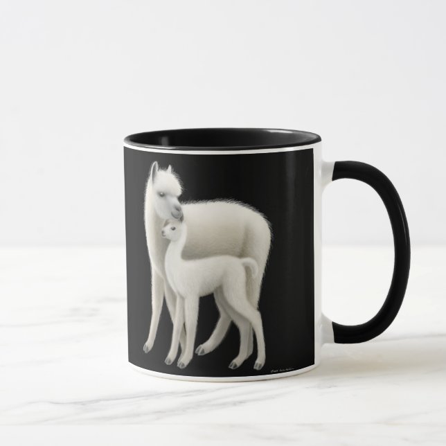 Alpaka-Liebe-Tasse Tasse (Rechts)