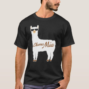 Alpaka-Liebhaber Lama Mia Mutter-Mia Best Gift For T-Shirt