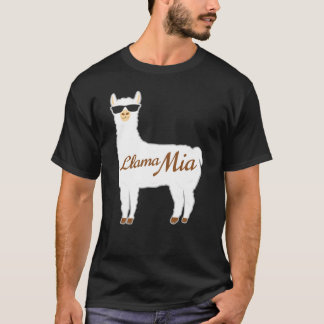 Alpaka-Liebhaber Lama Mia Mutter-Mia Best Gift For T-Shirt