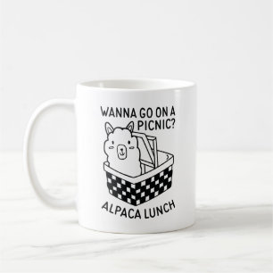Alpaka-Mittagessen Kaffeetasse