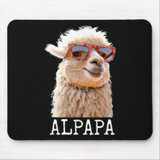 Alpaka Papa Alpapa Lama Daddy Niedliches Alpaka Va Mousepad