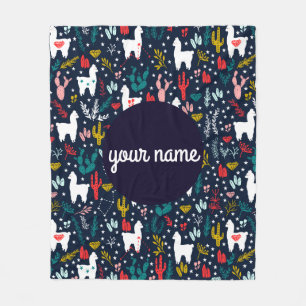 Alpaka-personalisierte Decke