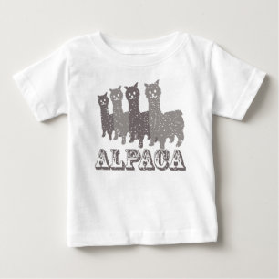 Alpaka-Silhouette 4 B Baby T-shirt
