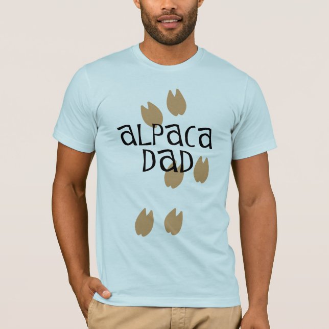 Alpaka-Vater T-Shirt (Vorderseite)