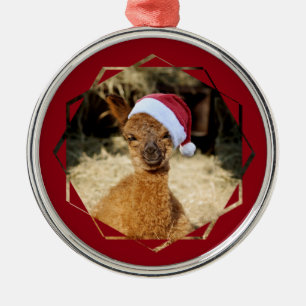 Alpaka-Weihnachtsverzierung Ornament Aus Metall