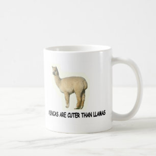 Alpakas sind niedlicher als Lamas Kaffeetasse
