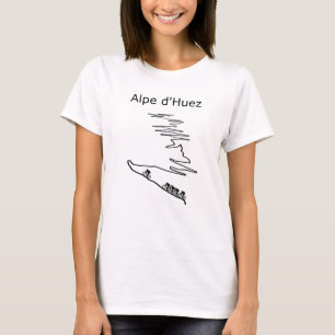Alpe d Huez in Frankreich Radsport für Männer un T-Shirt