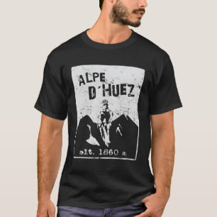 Alpe D'Huez Radfahrrad T-Shirt