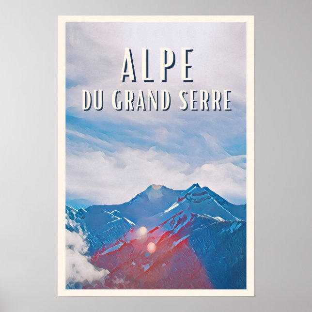 Alpe-Plakat Poster (Vorne)