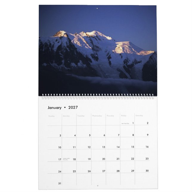 Alpen 2008 kalender (Jan 2027)
