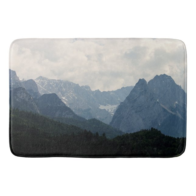 Alpen Berge Landschaftliches Foto Badematte (Vorderseite)