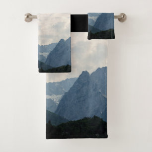 Alpen Berge Landschaftliches Foto Badhandtuch Set