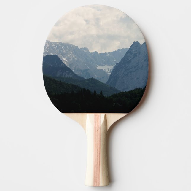 Alpen Berge Landschaftliches Foto Tischtennis Schläger (Vorderseite)