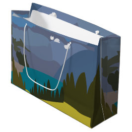Alpen Bergsee Große Geschenktüte
