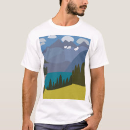 Alpen Bergsee Wandern T-Shirt