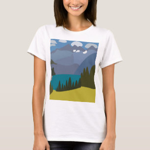 Alpen Bergsee Wanderung T-Shirt