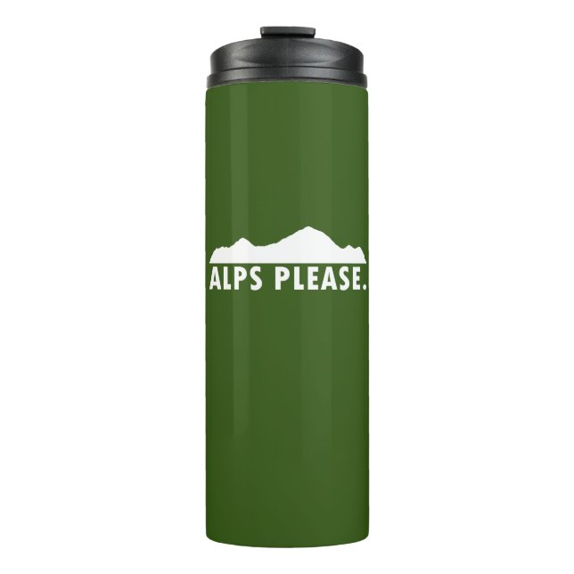 Alpen Bitte Thermosbecher (Vorderseite)