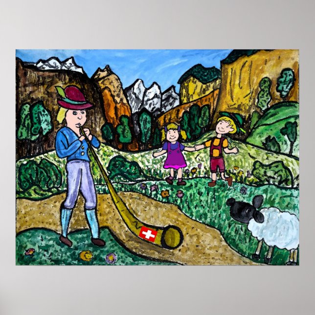 Alpen Dance Poster (Vorne)