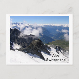 Alpen der Schweiz Postkarte