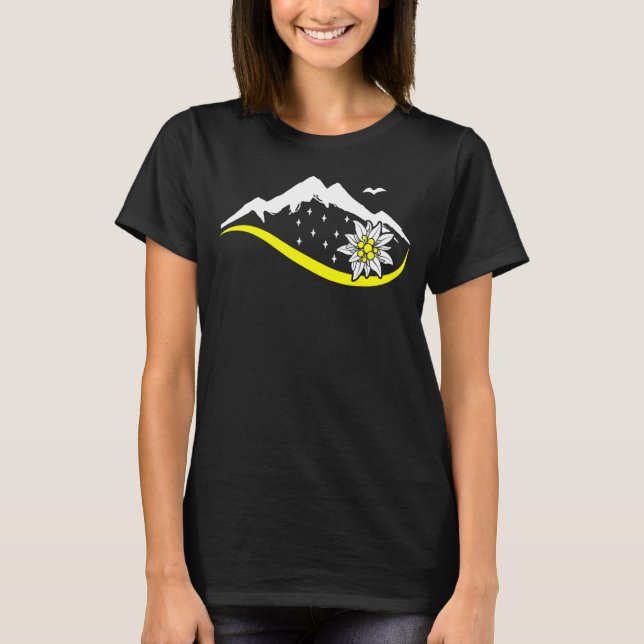 Alpen Edelweiß Edelweiss-Kostüme für Drecl und le T-Shirt (Vorderseite)