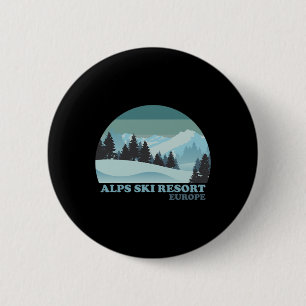 Alpen Europa Naturski Resort Skifahren Snowboarden Button