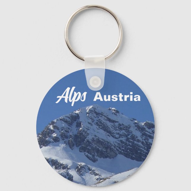 Alpen in Österreich Schlüsselanhänger (Vorderseite)